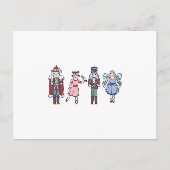 Nutcracker Postkarte (Vorderseite)