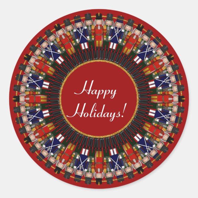 Nutcracker Ring, Round Stickers (Vorderseite)