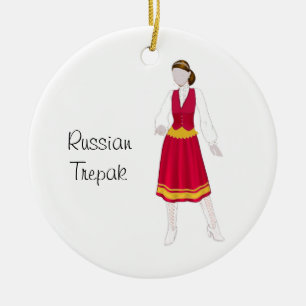 Nutcracker Russian Trepak Keepake Ornament