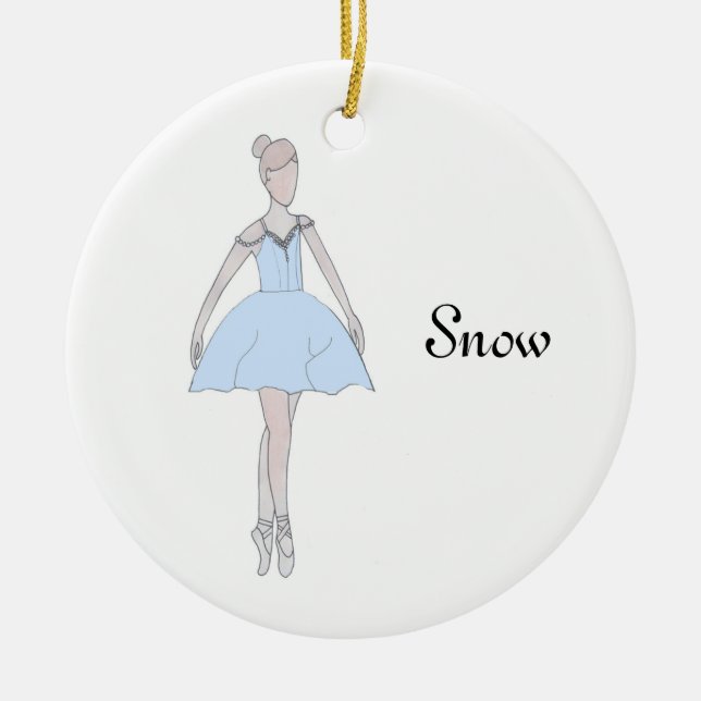 Nutcracker Snow Keepake Ornament (Vorne)