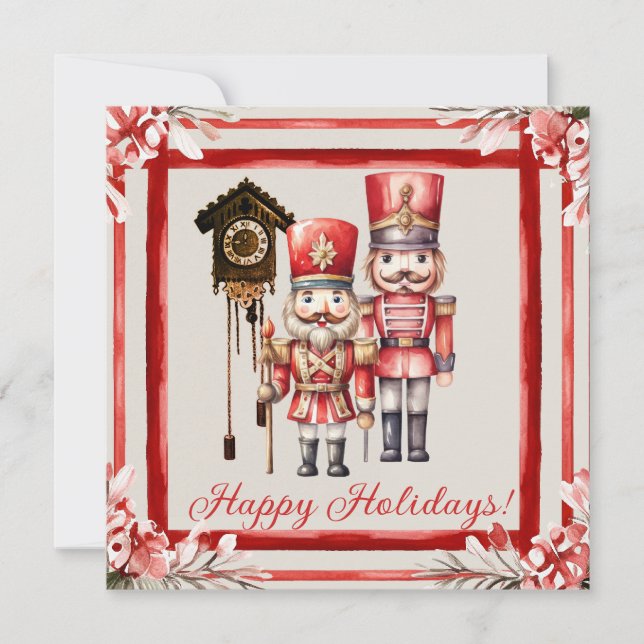 Nutcracker Soldier Clockmakers-Kuckuck Einladung (Vorderseite)