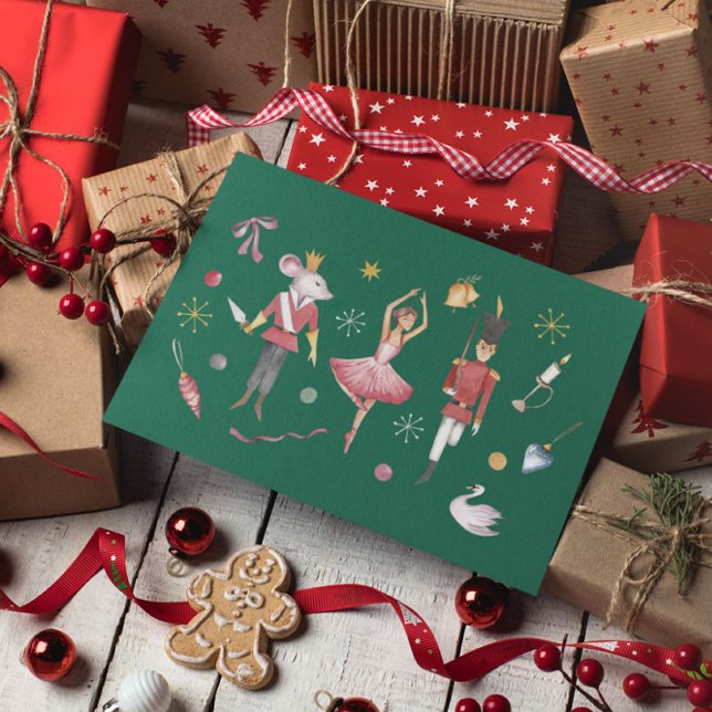 Nutcracker Soldier Frohe Weihnachten Postkarte (Von Creator hochgeladen)