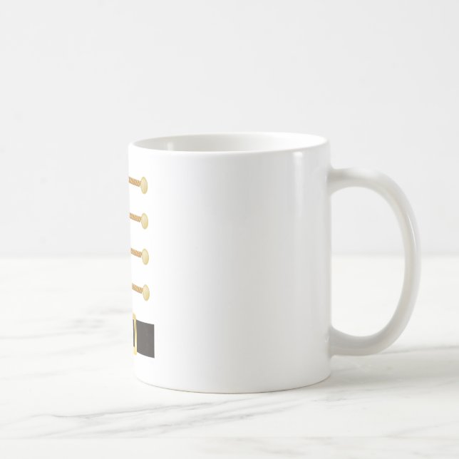Nutcracker Soldier Kostüm Uni Kaffeetasse (Rechts)