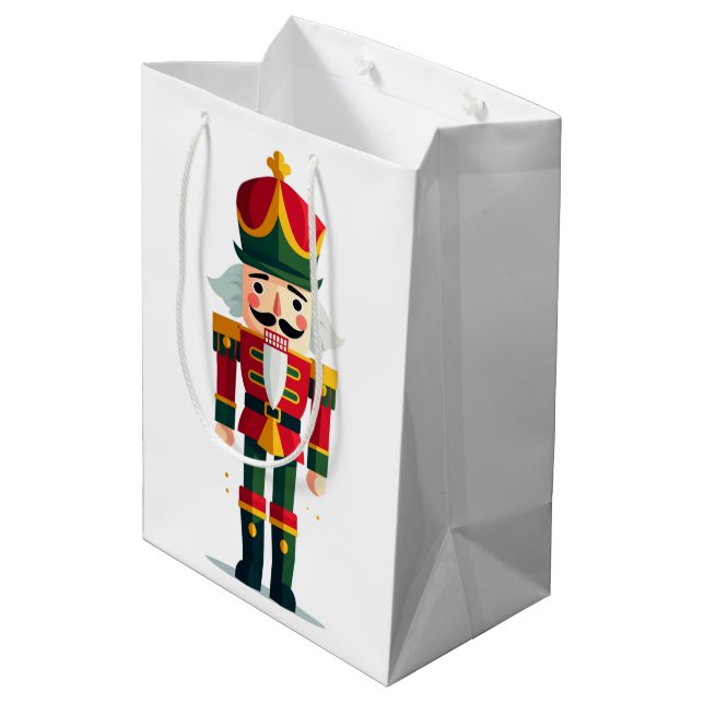 Nutcracker Soldier Mittlere Geschenktüte (Rückseite Schrägansicht)