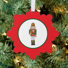 Nutcracker soldier ornament karte