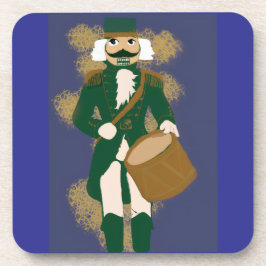 Nutcracker Soldier Plastic Coasters Navy Blue Getränkeuntersetzer