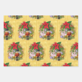 Nutcracker Soldier Sugar Plum Fairy Weihnachten We Geschenkpapier Set