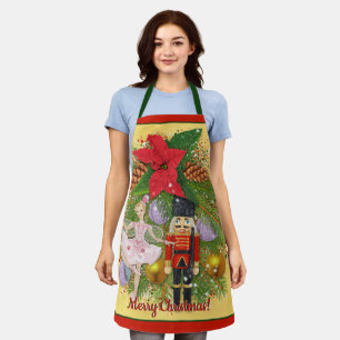 Nutcracker Soldier Zucker Pflaume Weihnachten Weih Schürze