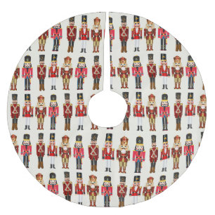 Nutcracker Soldiers Hübsch Weihnachten Polyester Weihnachtsbaumdecke