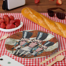 Nutcracker Soldiers Red White Stripes