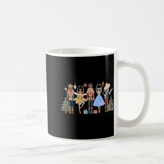 Nutcracker Squad Ballet Dance Matching Family Chri Kaffeetasse (Rechts)
