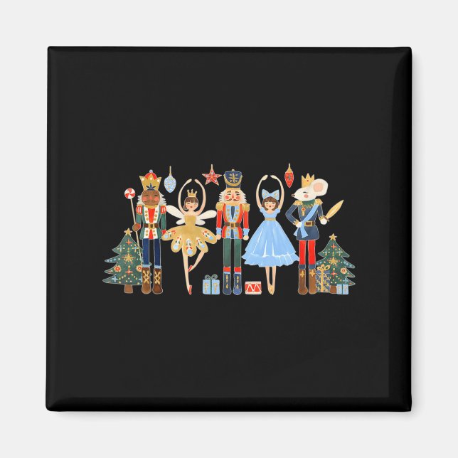 Nutcracker Squad Ballet Dance Matching Family Chri Magnet (Vorne)