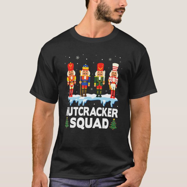 Nutcracker Squad Ballet Dance Matching Family Chri T-Shirt (Vorderseite)