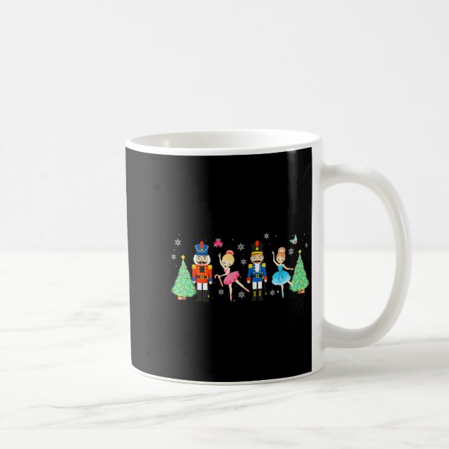 Nutcracker Squad Ballet Dance Merry Christmas Wome Kaffeetasse (Rechts)