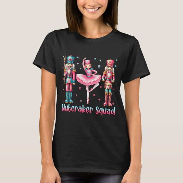 Nutcracker Squad Ballet Dance Merry Christmas Wome T-Shirt (Vorderseite)