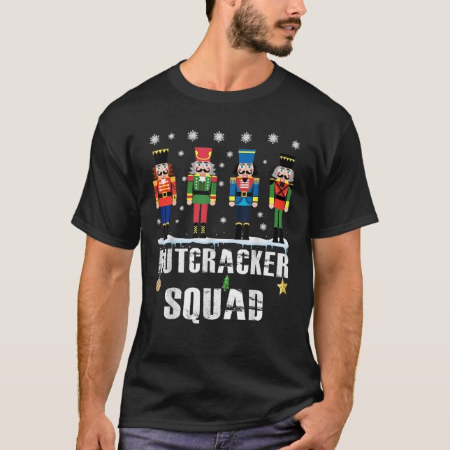 Nutcracker Squad Ballett Tanz passt Familie Chri T-Shirt (Vorderseite)