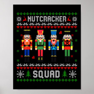 Nutcracker Squad Ballett Tanz Weihnachten Match F Poster