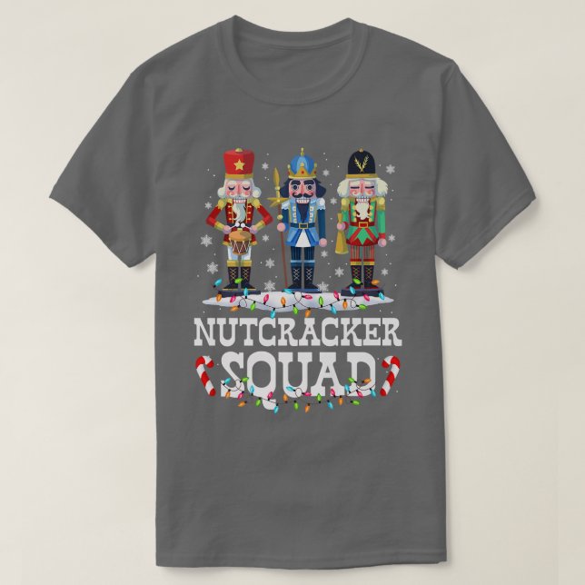 Nutcracker Squad Ballett Tanz Weihnachten Weihnach T-Shirt (Design vorne)