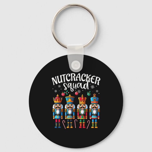 Nutcracker Squad Pajama Merry Christmas Toddler Bo Schlüsselanhänger (Vorderseite)