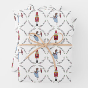 Nutcracker Suite Ballet Classic Weihnachten Geschenkpapier Set