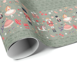 Nutcracker Suite Frohe Weihnachtszucker Pflaume Fa Geschenkpapier