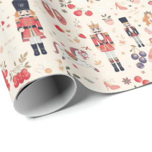 Nutcracker Suite Sugar Plum Fairy Pferde Geschenkpapier