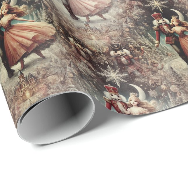 Nutcracker Tale Clara Geschenkpapier (Rolleneckpunkt)