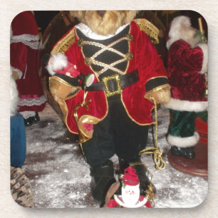 Nutcracker Teddy Bear Christmas Collection Getränkeuntersetzer