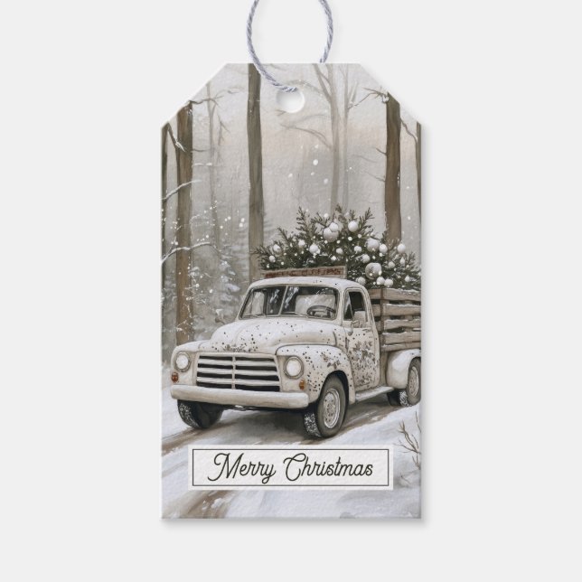 Nutcracker Toy Soldier Christmas Geschenkanhänger (Vorderseite)