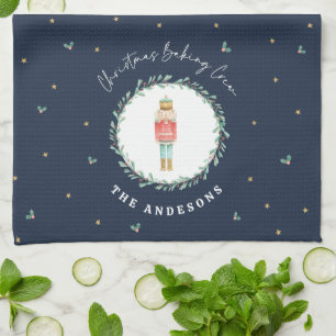 Nutcracker traditionelle botanische Weihnachten Geschirrtuch