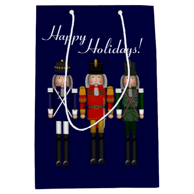 Nutcracker Trio, Blue-GIFT BAG Mittlere Geschenktüte (Vorderseite)