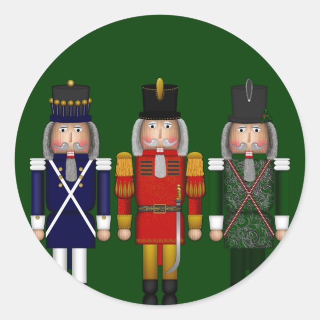 Nutcracker Trio, STICKERS VERT-ROND (Devant)