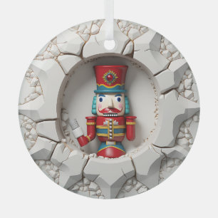 Nutcracker Überraschung Weihnachten Ornament Aus Glas