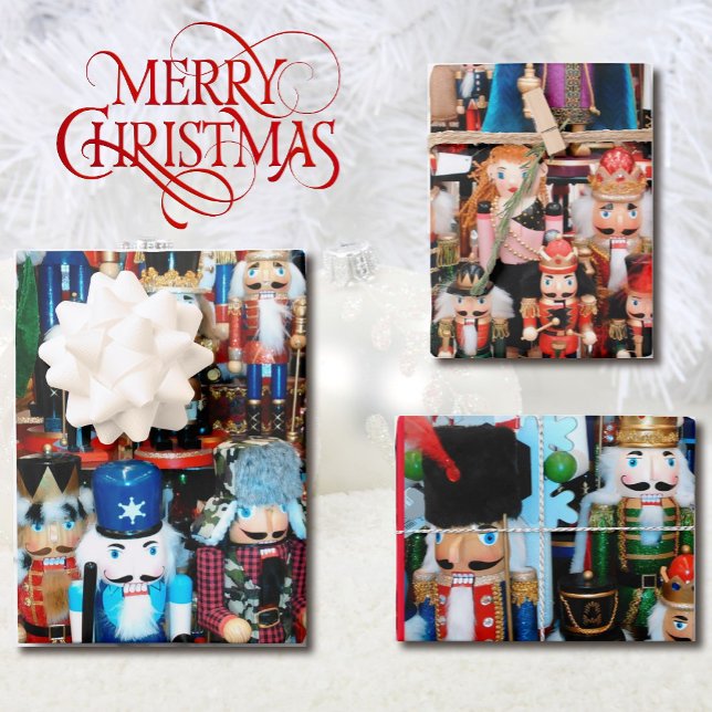 Nutcracker Weihnachten bunte Nutcracker Geschenkpapier Set (Von Creator hochgeladen)