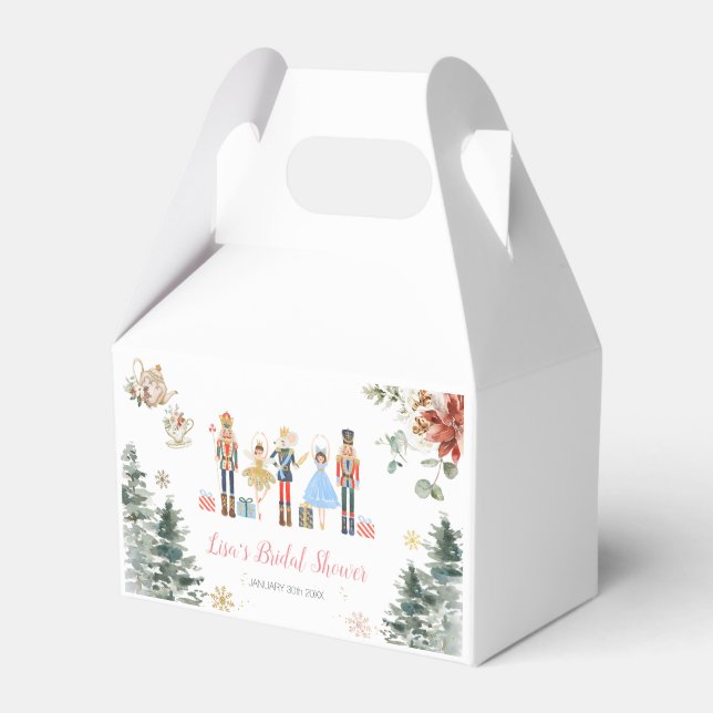 Nutcracker Weihnachts-Brautparty Tee-Vorspeise-Box Geschenkschachtel (Vorderseite)