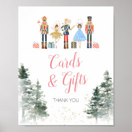 Nutcracker Weihnachts-Brautparty Teekarten Geschen Poster