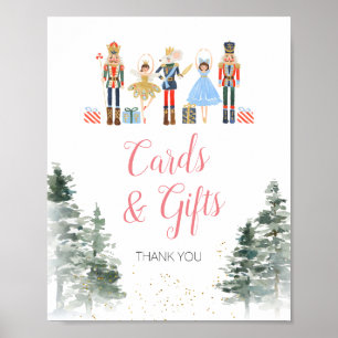 Nutcracker Weihnachts-Brautparty Teekarten Geschen Poster