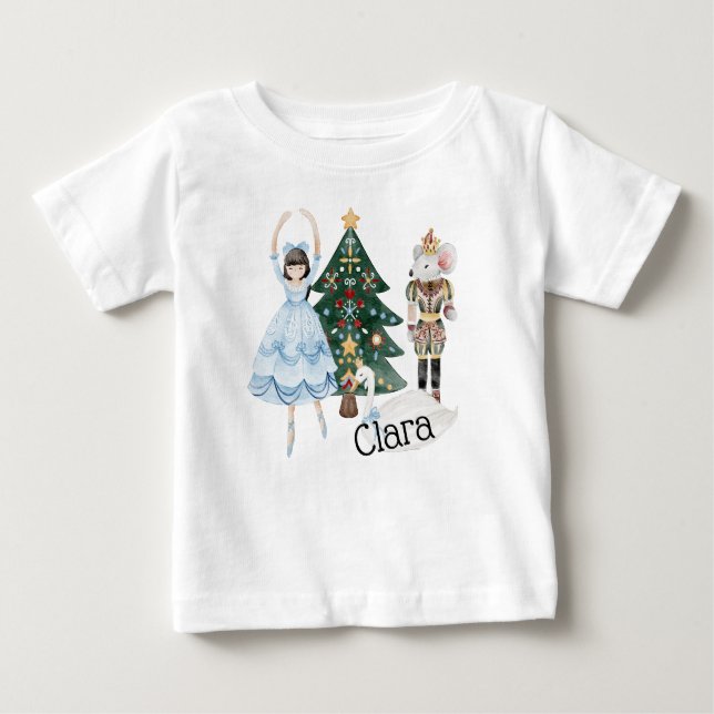 Nutcracker Weihnachts-T - Shirt mit Clara (Vorderseite)