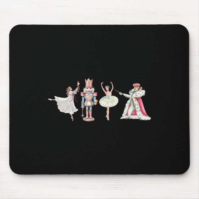 Nutcracker Weihnachts Weihnachtsfamilie Matching P Mousepad (Vorne)