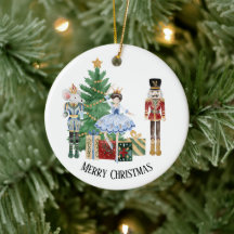 Nutcracker Weihnachtsbaum Keramik Ornament