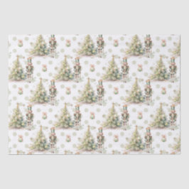 Nutcracker Weihnachtsbaumgewebe Seidenpapier