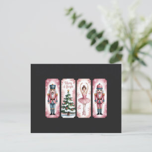 Nutcracker Weihnachtsfeier Geschenk fest Feiertagspostkarte