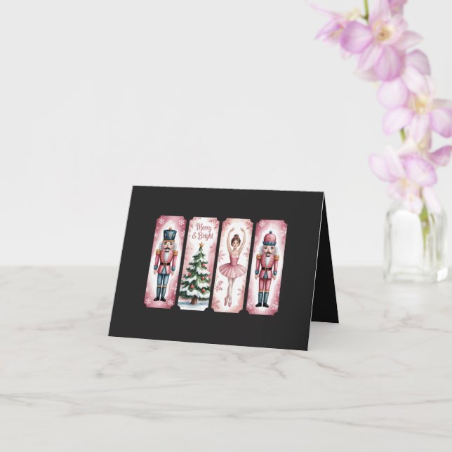 Nutcracker Weihnachtsfeier Geschenk fest Karte (Orchidee)