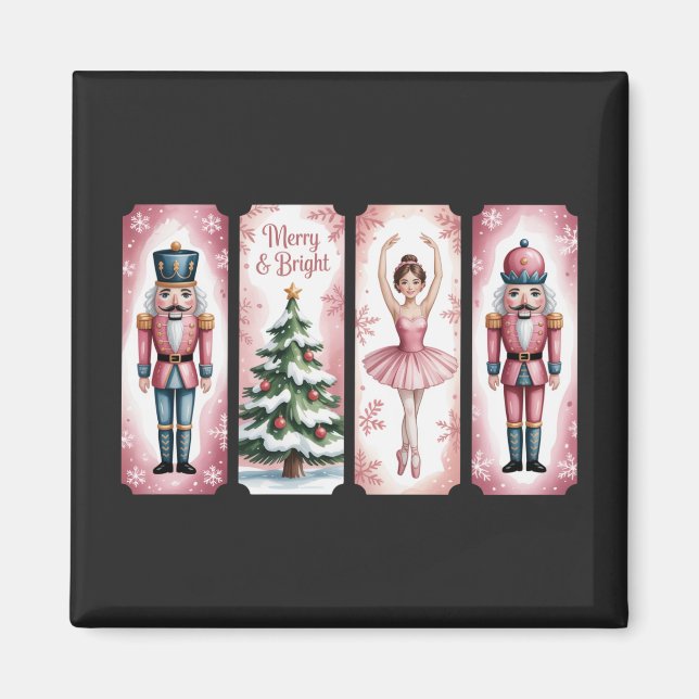 Nutcracker Weihnachtsfeier Geschenk fest Magnet (Vorne)