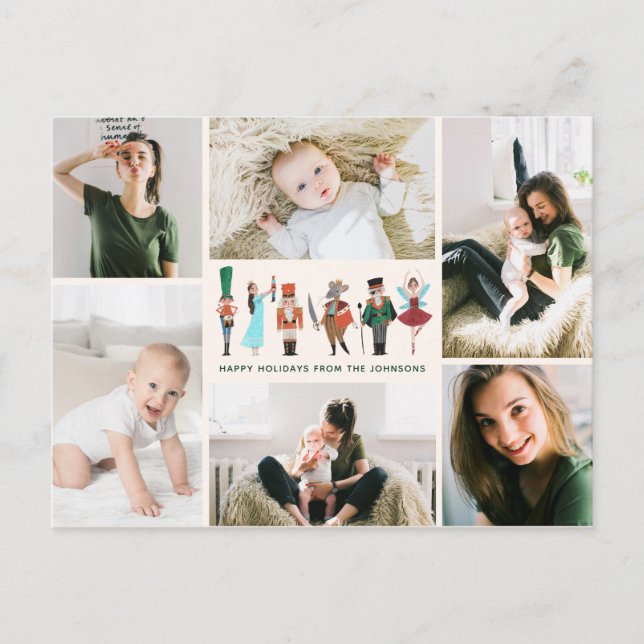 Nutcracker | Weihnachtsfeiertag | Postkarten (Vorderseite)