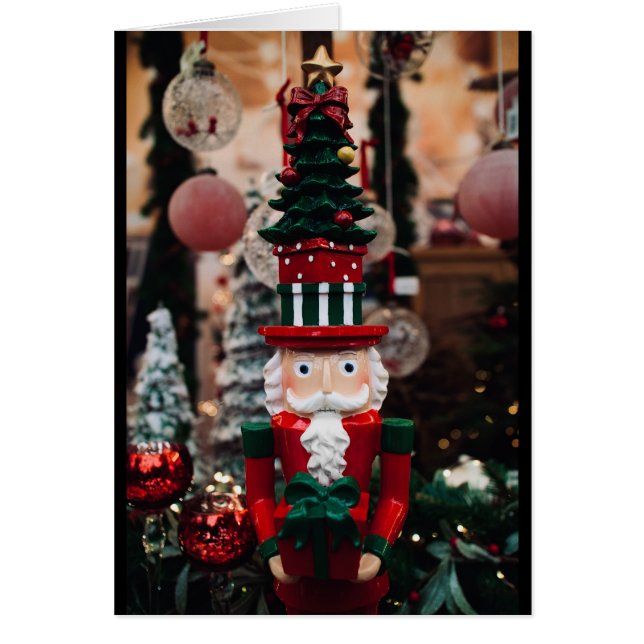 Nutcracker Weihnachtskarte (Vorne)
