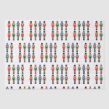 Nutcracker Weihnachtsmuster - Gewebe