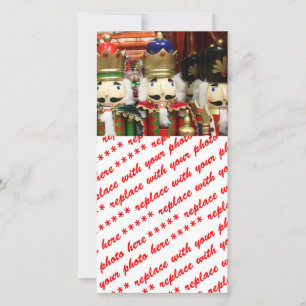 Nutcracker Weihnachtssoldaten Feiertagskarte