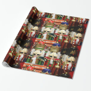 Nutcracker Weihnachtssoldaten Geschenkpapier