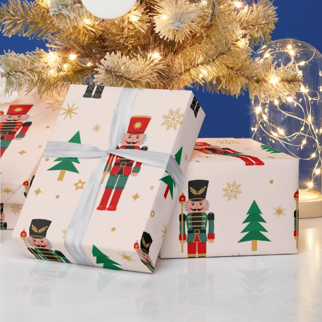 Nutcracker Weihnachtswrapping Paper Geschenkpapier (Feiertage)